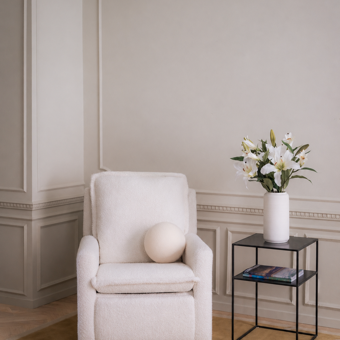 Mamine Adjustable Nursing Chair - Nordic Cream