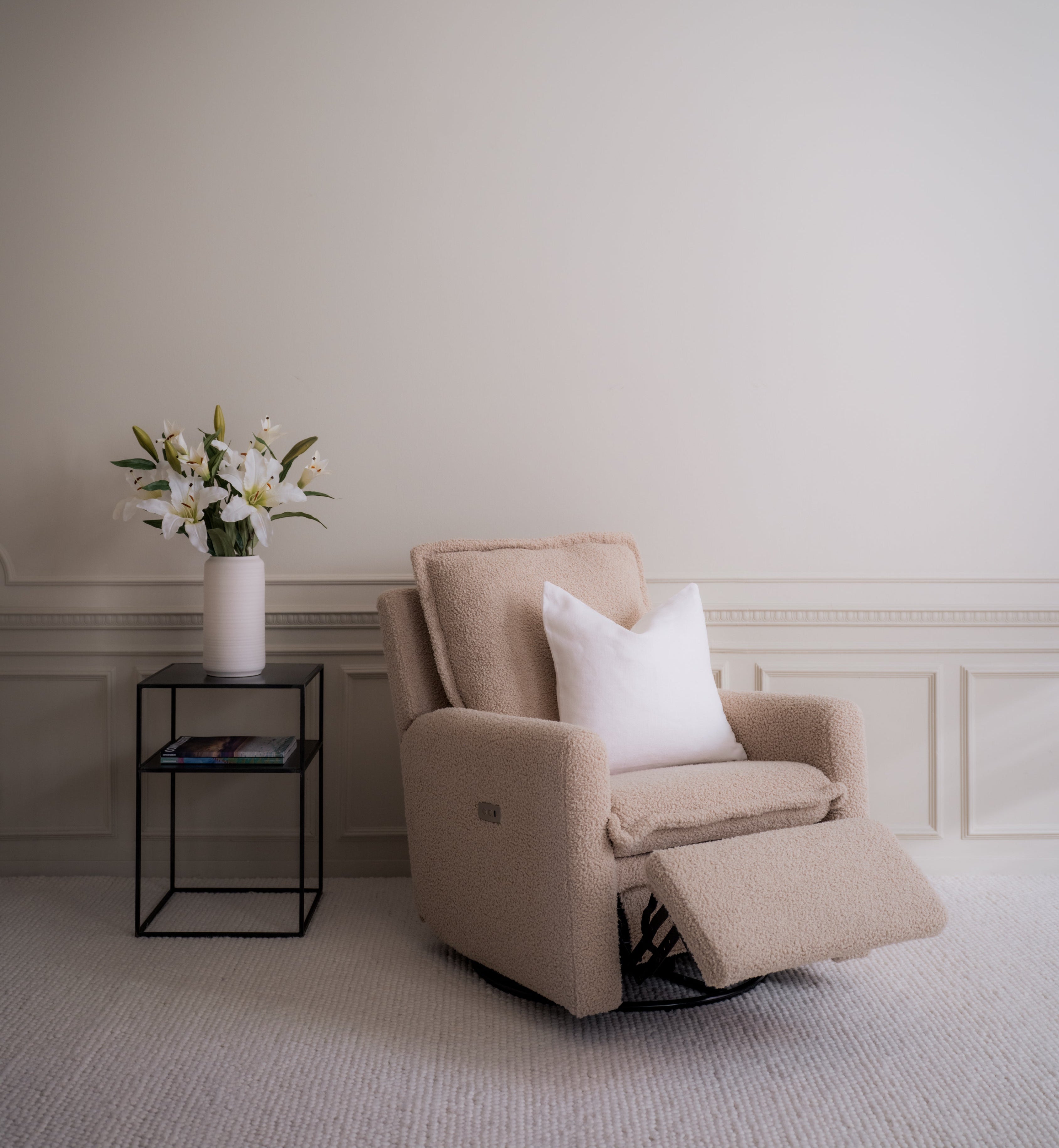 Mamine Adjustable Nursing Chair - Soft Taupe